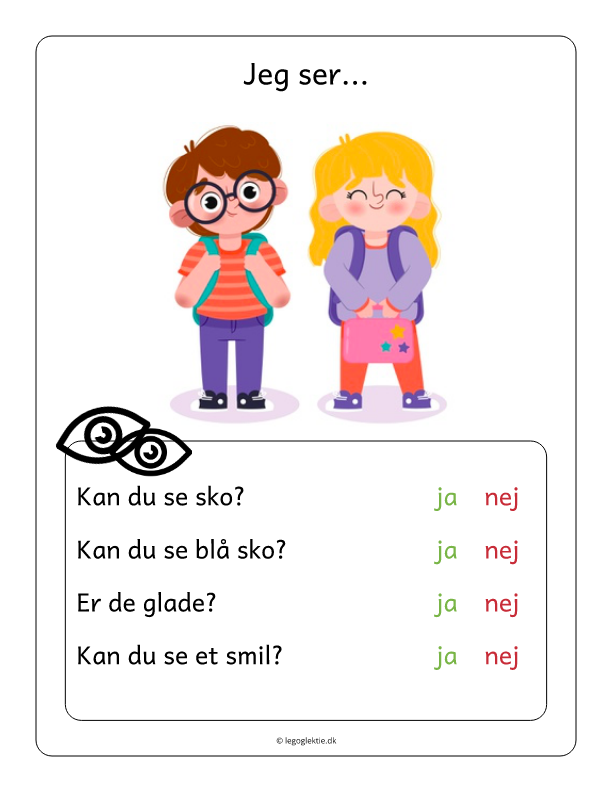 Læse og forstå hæfte om emnet "Jer ser" i dansk