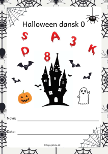 Halloweenopgaver i dansk 0. klasse