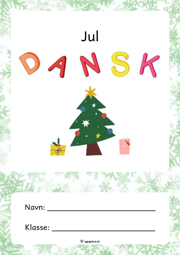 Danskopgaver 4. klasse om jul.