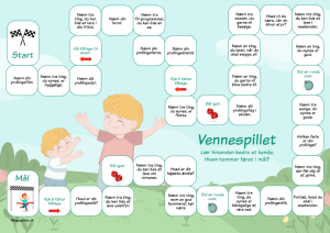 Social læringsspil til dansk/klassens time, hvor det handler om at blive klogere på hinanden.
