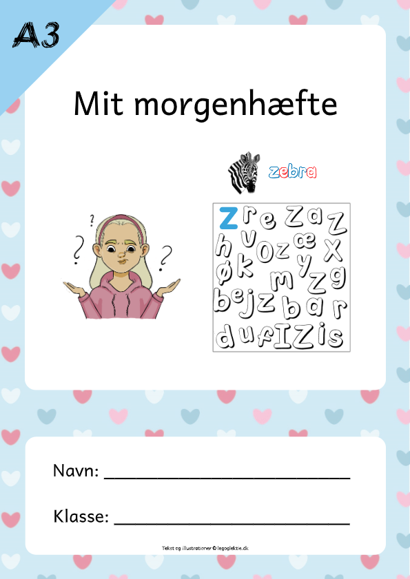 morgenhæfte 0.klasse dansk matematik