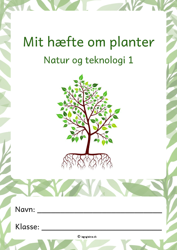 Opgavehæfte om planter til natur/teknik 2. - 3. klasse.