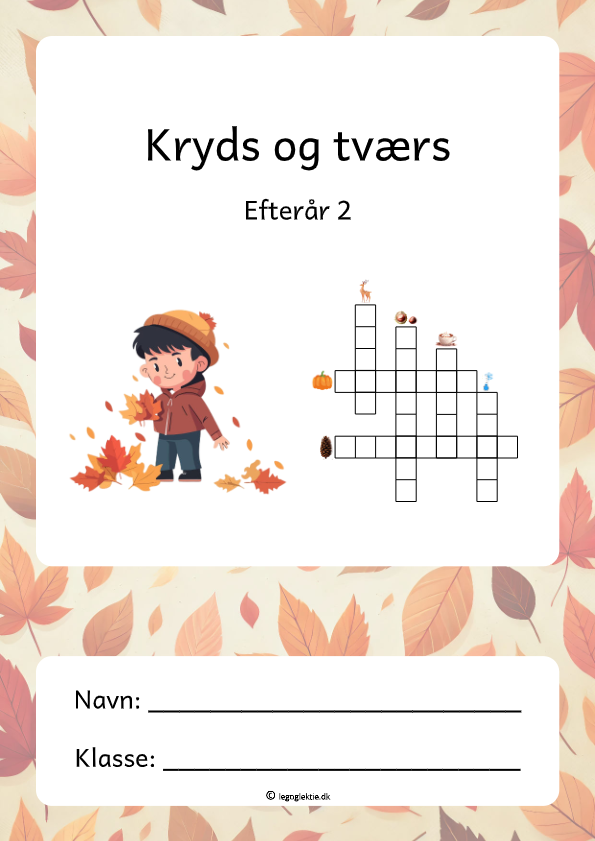 Kryds og tværs om efterår til dansk 4. - 5. klasse.