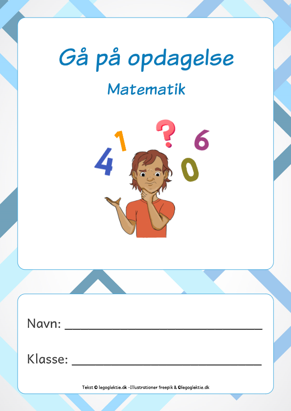 Opgavehæfte til matematik i 4. - 5. klasse om at gå på opdagelse i omgivelserne.