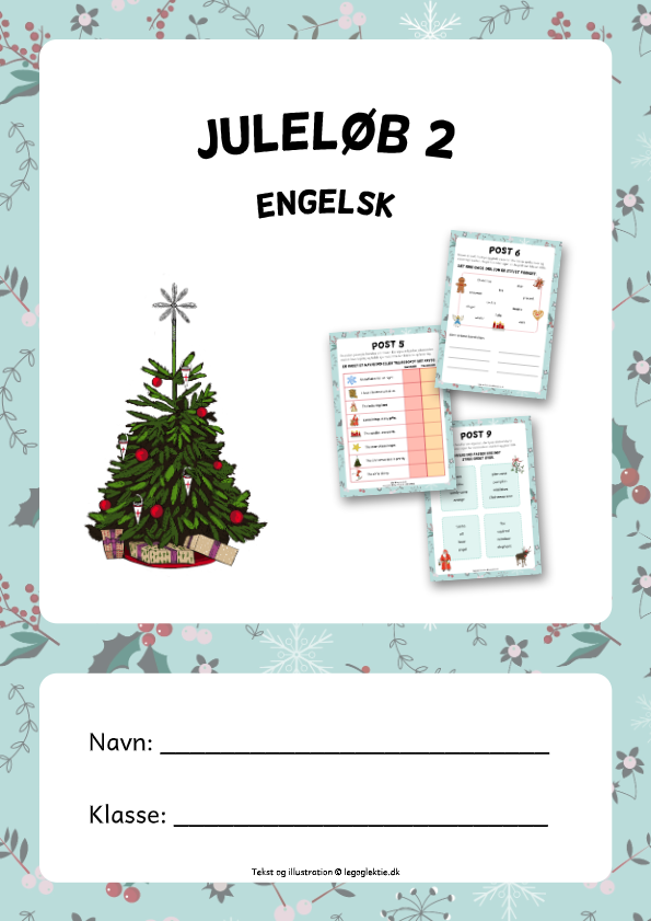 Juleløb til engelsk 4. - 5. klasse.