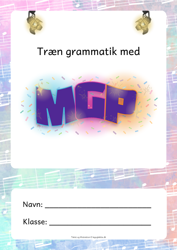 Danskopgaver med opgaver til MGP 2. klasse og 3. klasse. Børnenes melodi gran prix. Børne MGP.