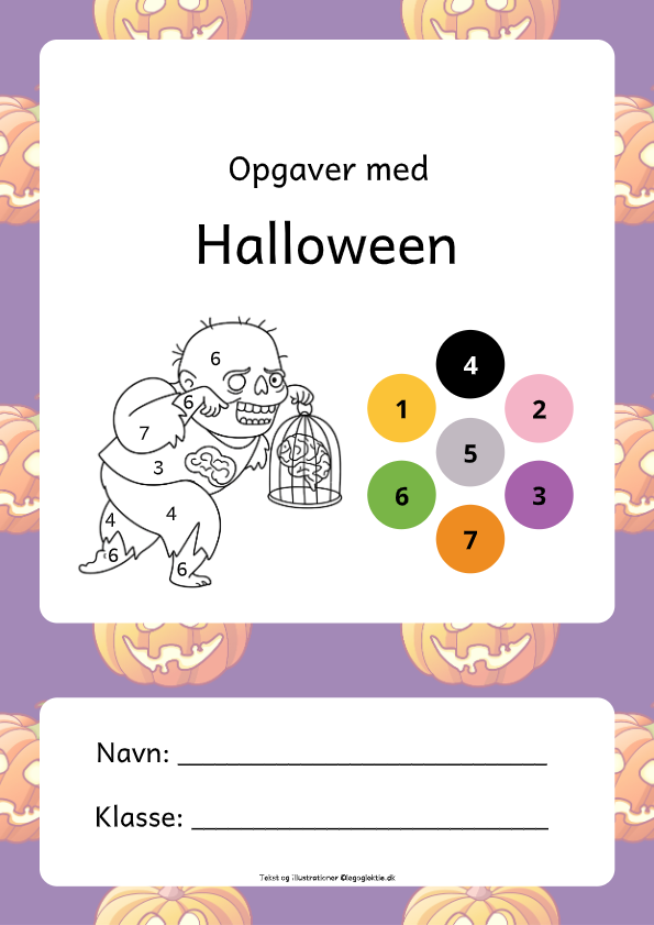 dansk 0.klasse halloween