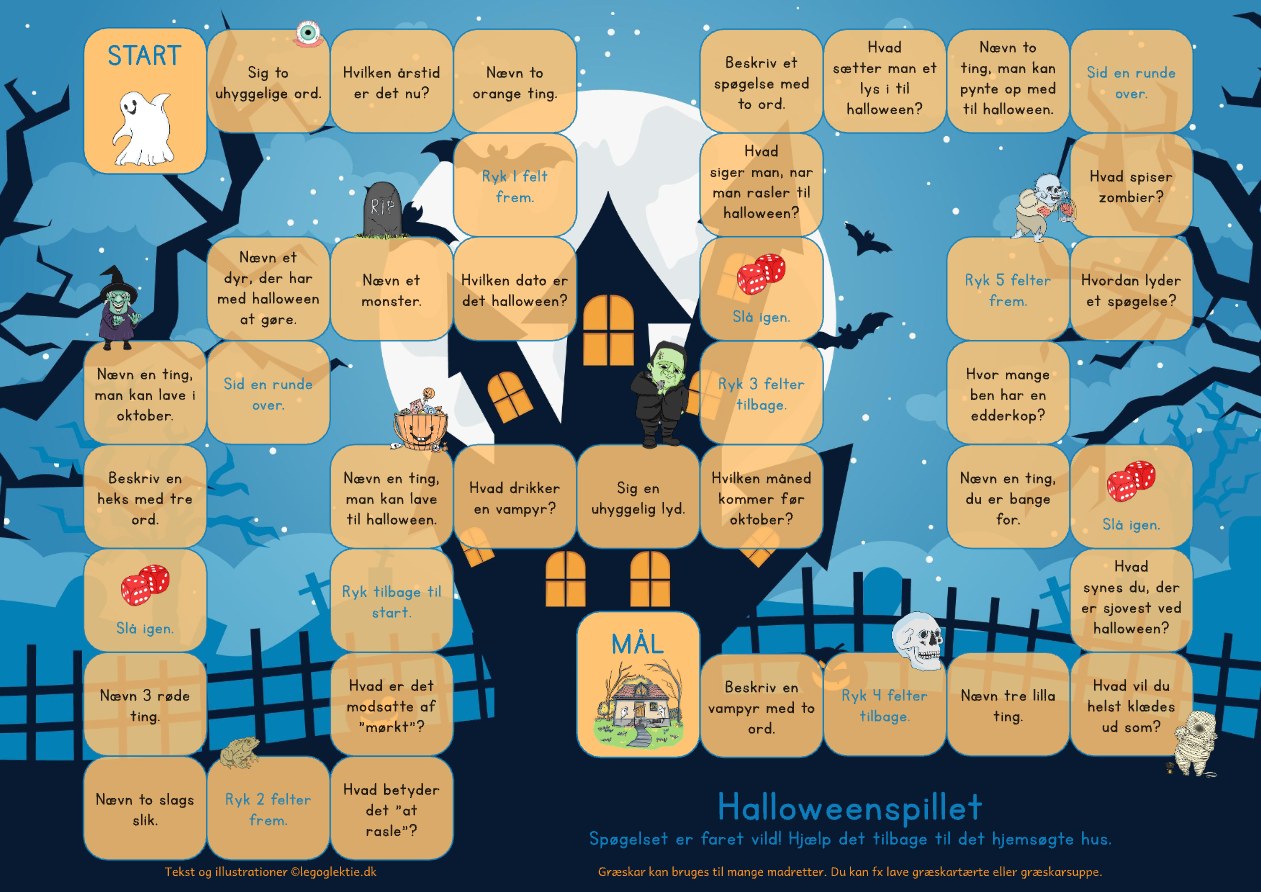 Halloweenspillet – dansk 2. – 4. klasse